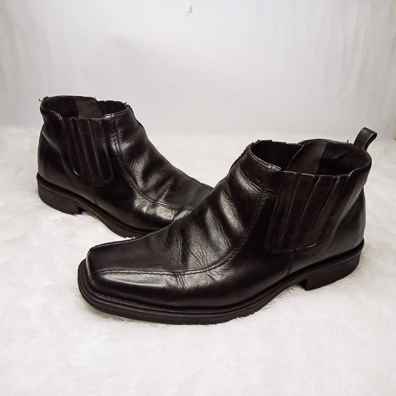 Sepatu Leather Boot Donatello Acara Formal Untuk Pria