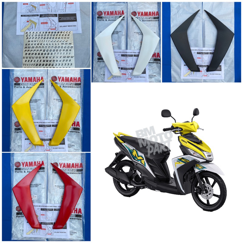 Cover Body Sirip Sayap Depan Yamaha MIO M3 MioZ 125 Original 1set