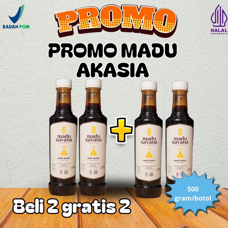 

MADU SAVANA AKASIA HUTAN PROMO 4 BOTOL HEMAT