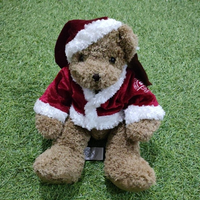 Boneka Teddy Bear The Coffee Bean Santa Clauss Original Rich - hadiah ulang tahun
