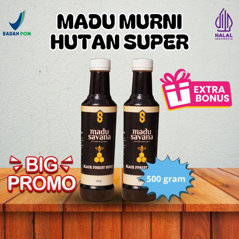 

MADU SAVANA HUTAN SUPER BLACKFOREST 500 GRAM MURNI