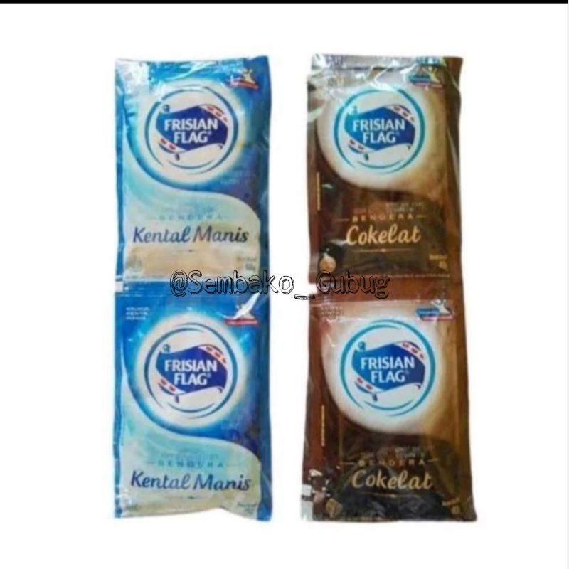 

FRISIAN FLAG SUSU SACHET/SUSU KENTAL MANIS