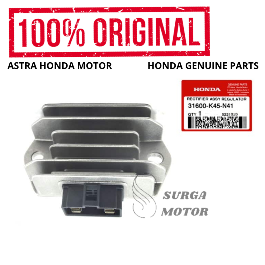 Kiprok Rectifier Regulator New CBR 150R K45 Original Honda AHM 31600-K45-N41 Kiperok CBR150R 150 R K