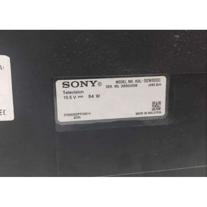 Panel Layar Tv LED Sony KDL 50W800C ORIGINAL