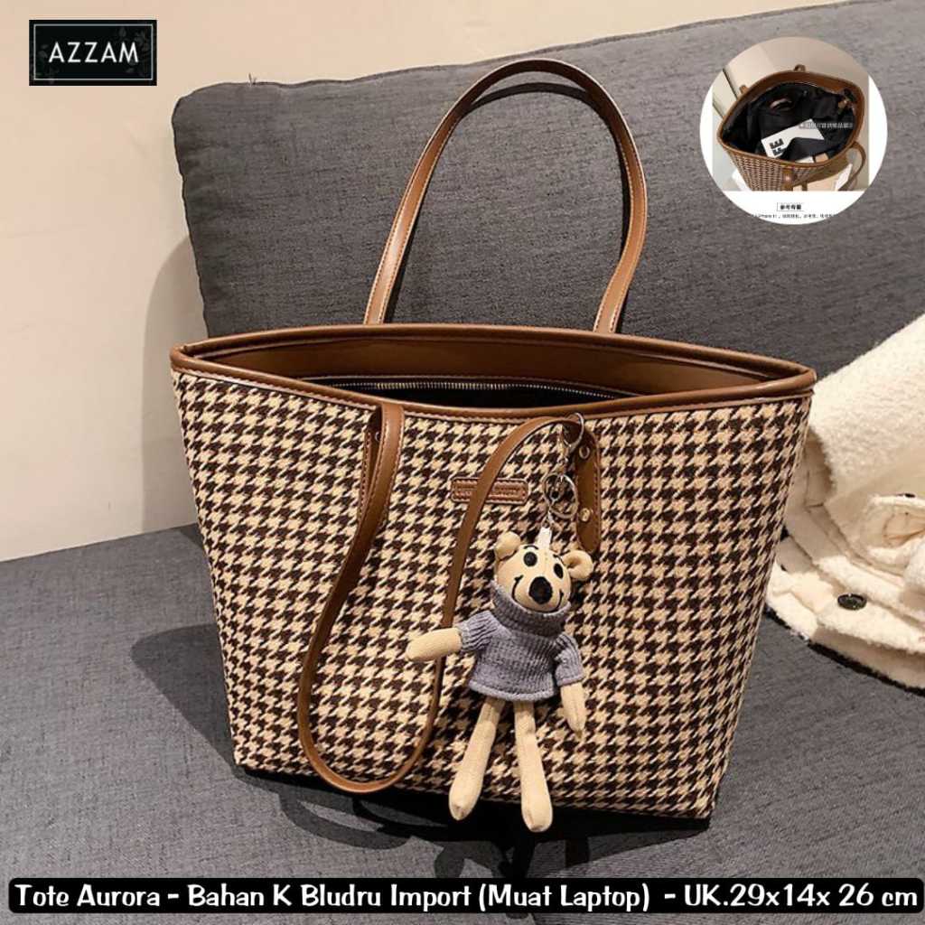 TOTE BAG WANITA AURORA IMPORT BY ORI AZZAM