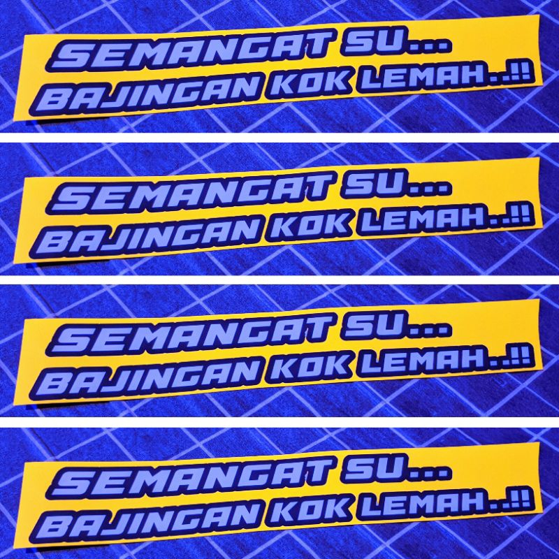 Stiker Kata-Kata Jawa Keren Aesthetic Untuk kendaraan