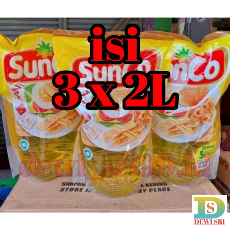 

Minyak Goreng SUNCO 6L (2L X 3Pcs)