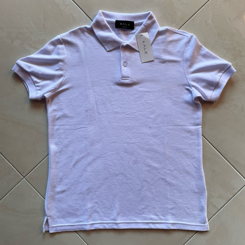 [BARU BEKAS UNBOXING] Kale PARK WHITE / Kaos Polo Pria / Kaos Pria