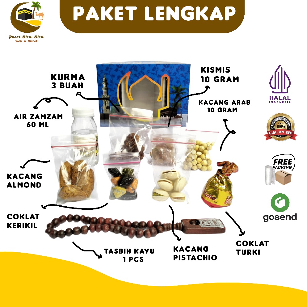 

11.11 FLASH SALE PAKET LENGKAP Oleh Oleh Haji Dan Umroh | Paket Hemat Murah Ekonomis Haji Umrah