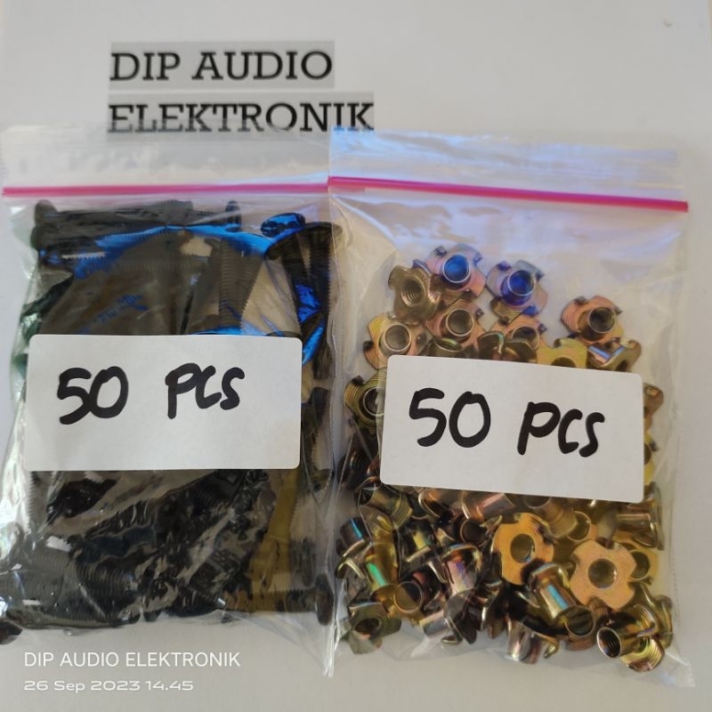 50pcs baut speaker m6 5cm baut cakar baut speaker