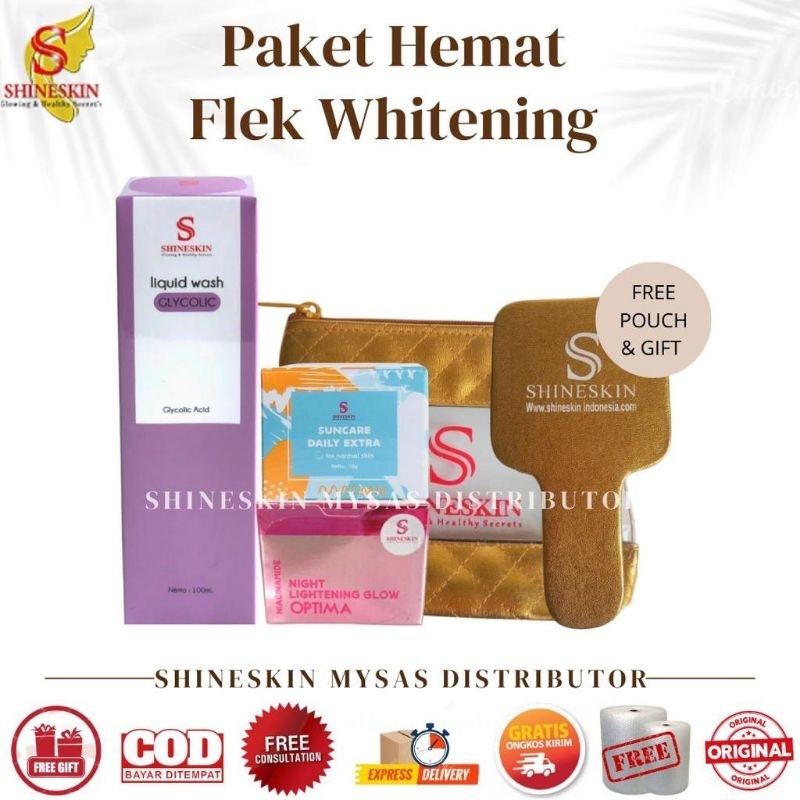 Paket flek whitening / paket flek optima shineskin