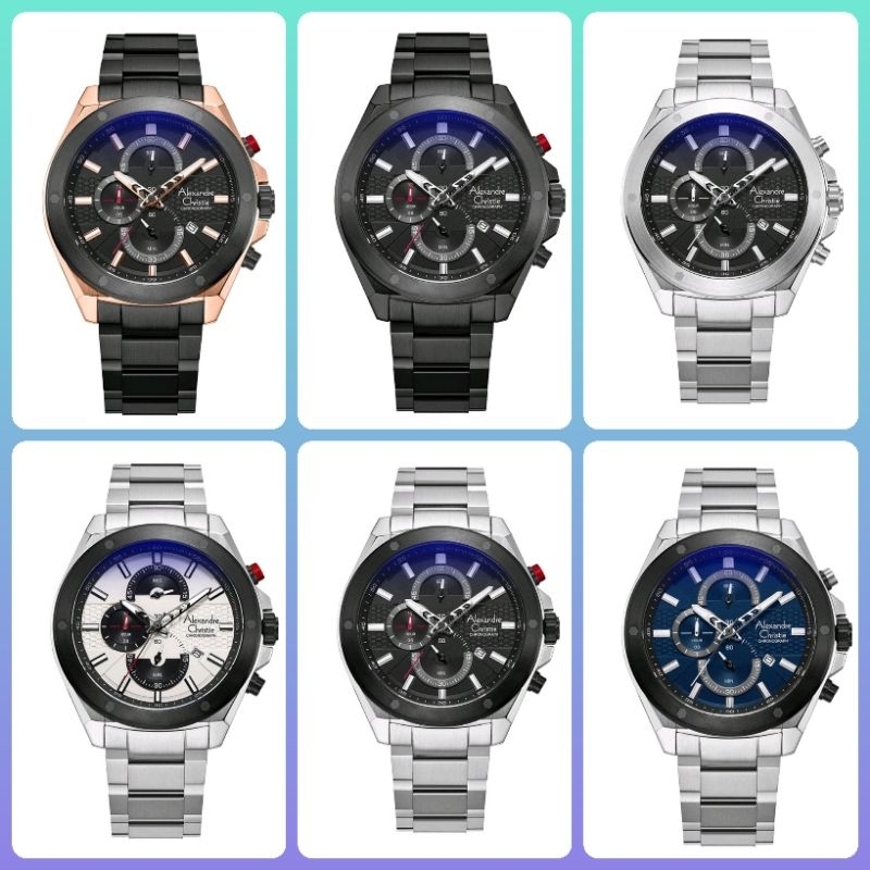 Jam Tangan Pria Alexandre Christie Ac 6674 / Ac6674 Original include box