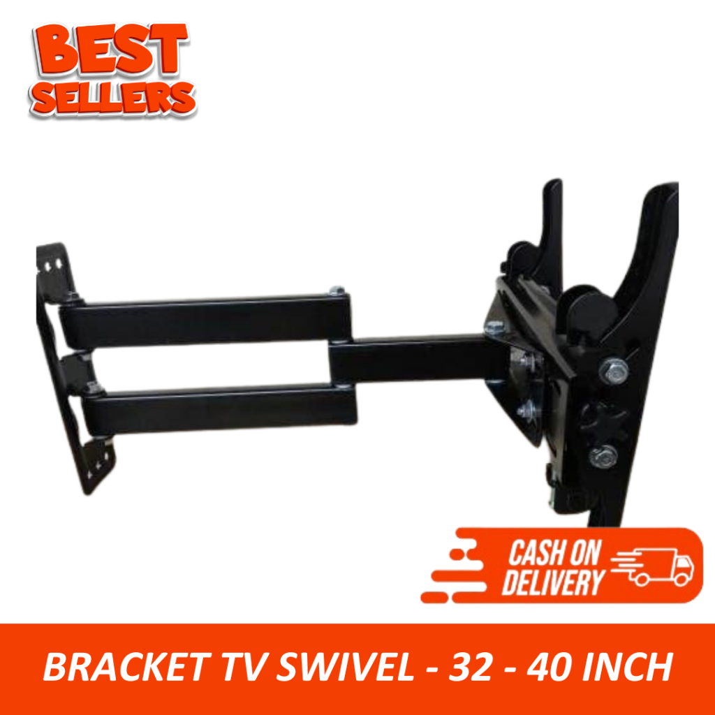 BRACKET TV SWIVEL - YOGIES BRACKET TV - SLIM TV BRACKET SWIVEL 32”-40” INCH / SWIVEL BRACKET TV / BR