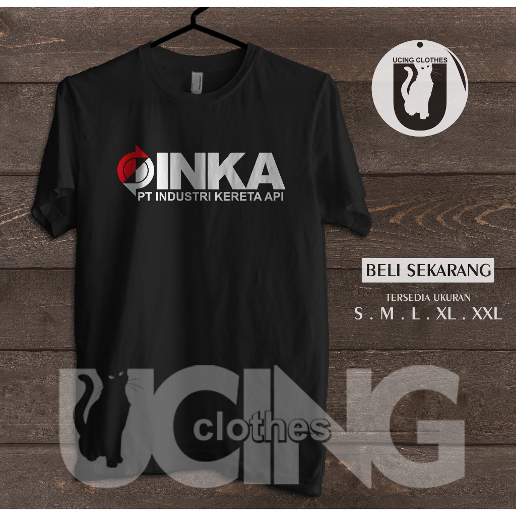 Kaos Baju INKA PT Industri Kereta Api Kaos Distro