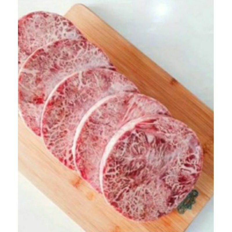 

Rib eye Wagyu Meltique Ribeye Beef Steak Meltique 1kg