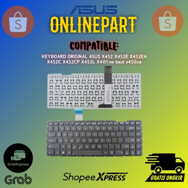KEYBOARD ORIGINAL ASUS X452 X452E X452EA X452C X452CP X452L