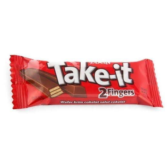 

DELFI TAKE IT 2 FINGER 16 GRAM / WAFER COKLAT MILK