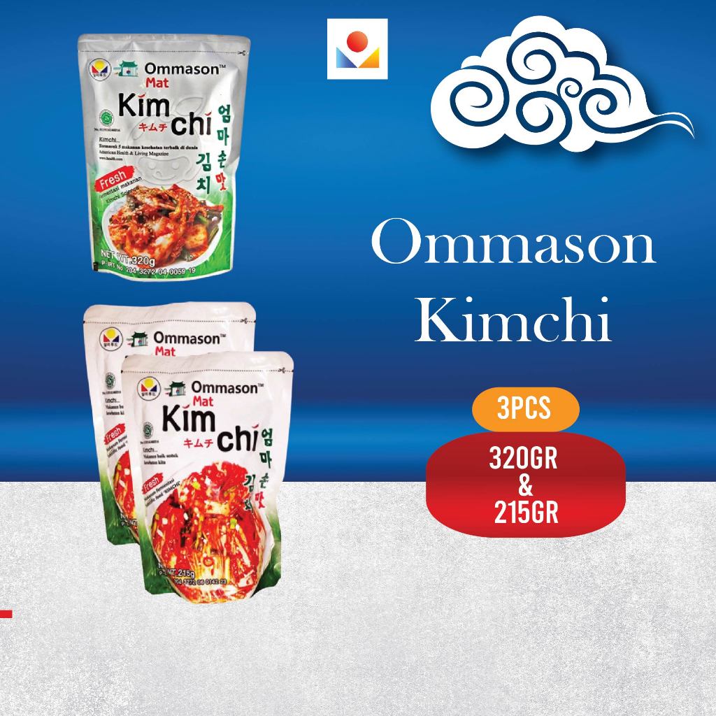 

Ommason Kimchi 215gr (2pcs) & Kimchi 320gr | Makanan Korea Viral