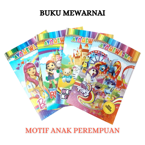 

Buku Gambar Mewarnai Anak Perempuan Paud