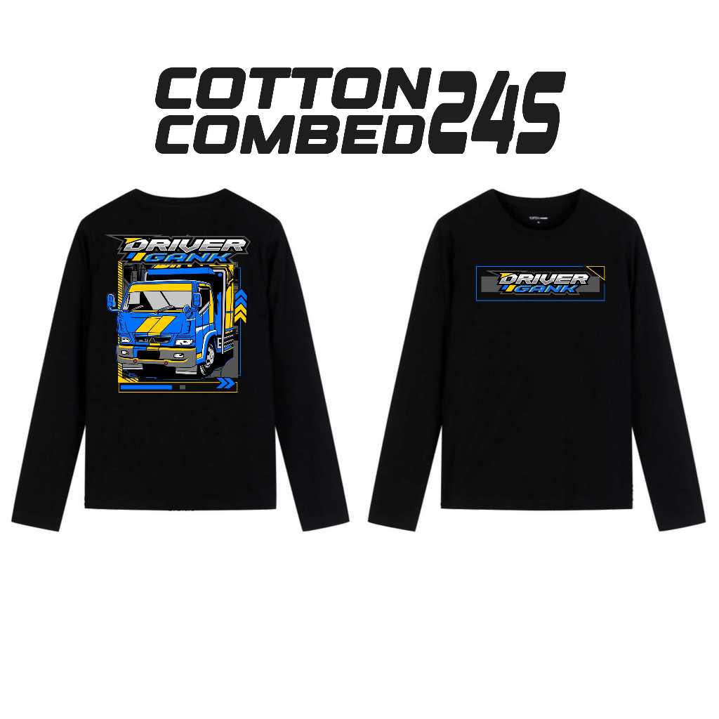 KAOS LENGAN PANJANG TRUCK CANTER DRIVER GANK BIG SIZE JUMBO