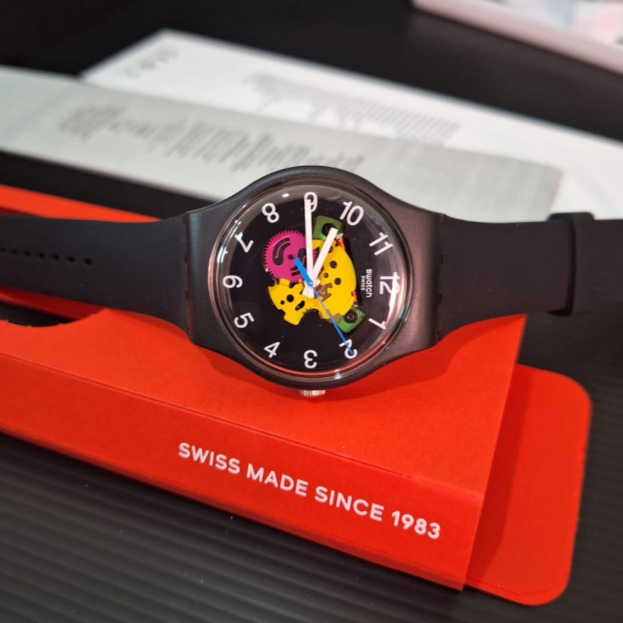 Jam Tangan Swatch New Gent Patchwork SUOB140 Terbaru Original