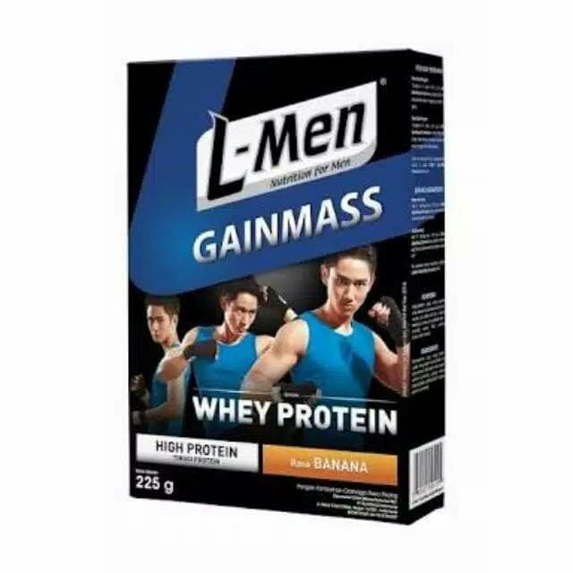 L-Men Gainmass Whey Protein 225gr - Susu Bubuk Protein L Men Penambah Massa Otot