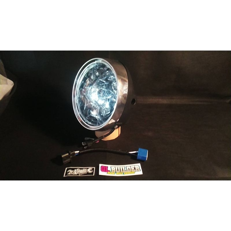 Daymaker 19 Led 7 Inch merk LED 90 Watt Ninja Megapro Tiger  Daymaker 7 Inch 19 Led Ori Import Preda