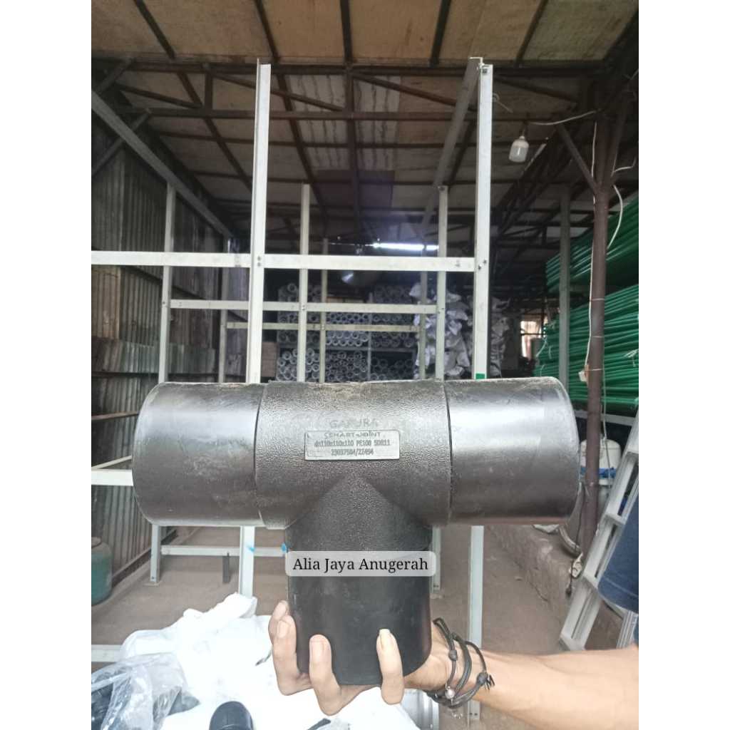 Equal Tee HDPE 110mm (4") PN16 / Tee HDPE 4 inch / Tee 4" HDPE PN 16 / Tee 4 inch / HDPE