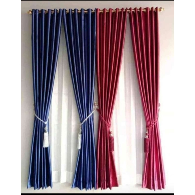hordeng polos dan hordeng bermotif