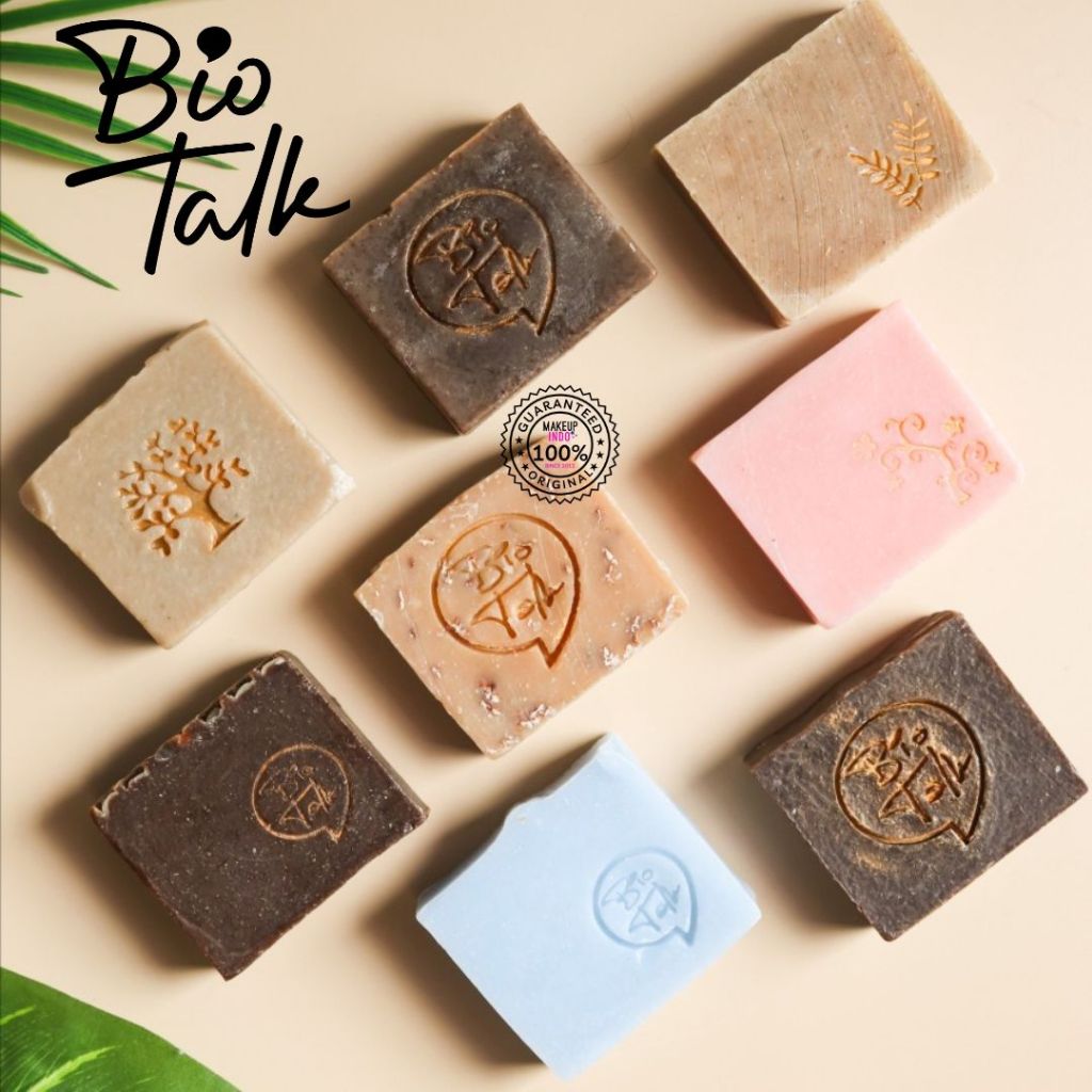 Biotalk Coffee Scrub Soap | 120 gram | Sabun Mandi Kopi Natural Handmade untuk Bekas Luka Strechmark