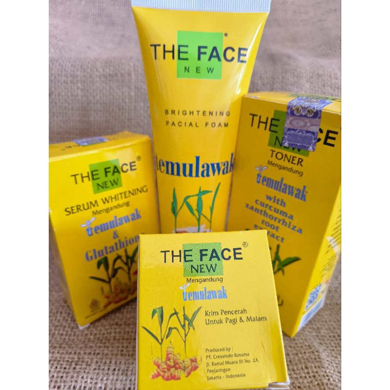The face Temulawak facial foam 5in1 | Krim Temulawak | Temulawak original | Temulawak 1 paket | Temu