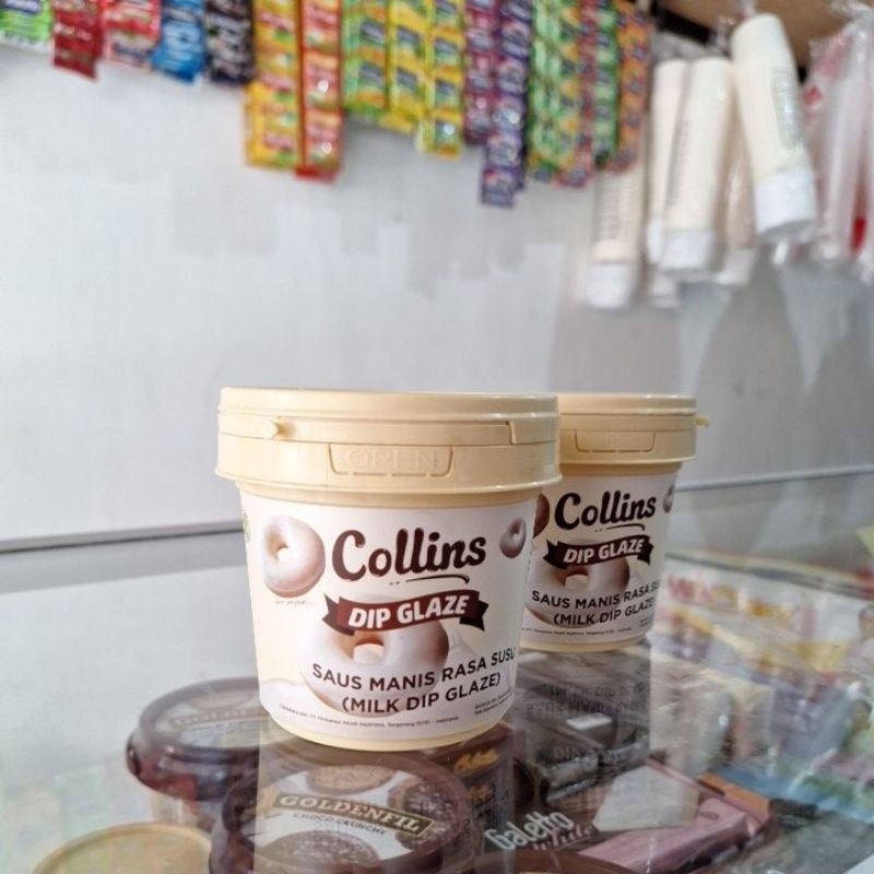 

COLLINS DIP GLAZE SUSU 300 GR