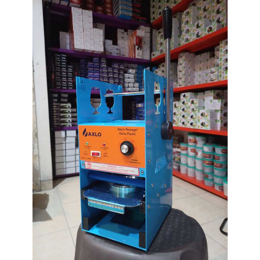 Cup Sealer AXLO Alat Press Plastik Es Gelas Es A-998 Cup Press Sealer Boba