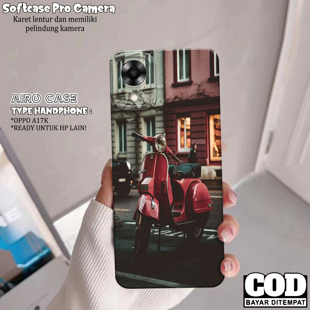 Case Oppo A17K - Softcase Oppo A17K - Softcase Pro Camera - AIRO CASE - Case Tpu - Casing Oppo A17K 