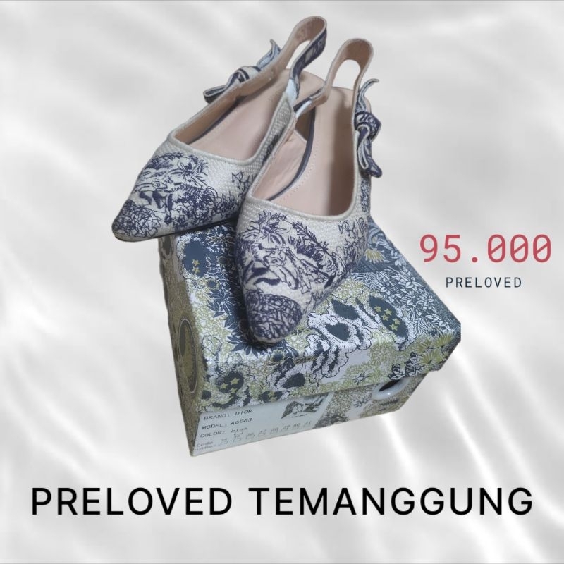 Sepatu Wanita Heels Dior Preloved Temanggung
