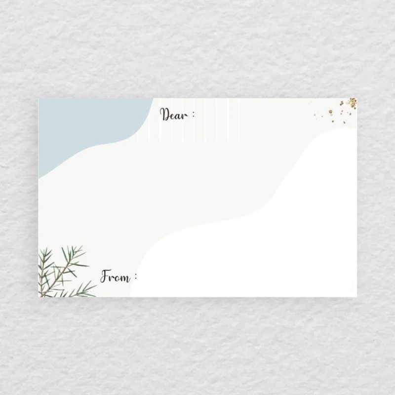 

Greeting card Kartu ucapan tulis tangan