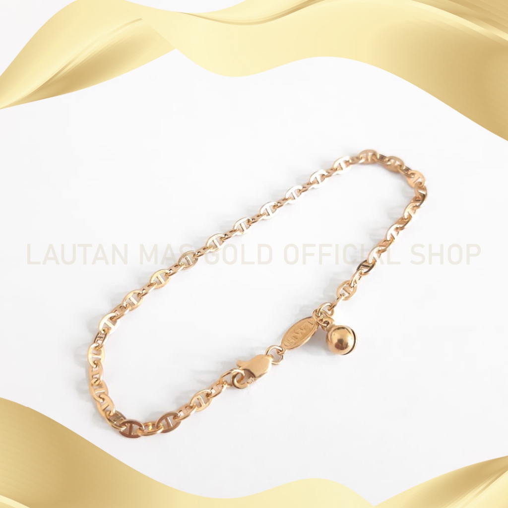 LMG Gelang Havana Herme Herms HWT Gold - 375 8K - Rose Gold