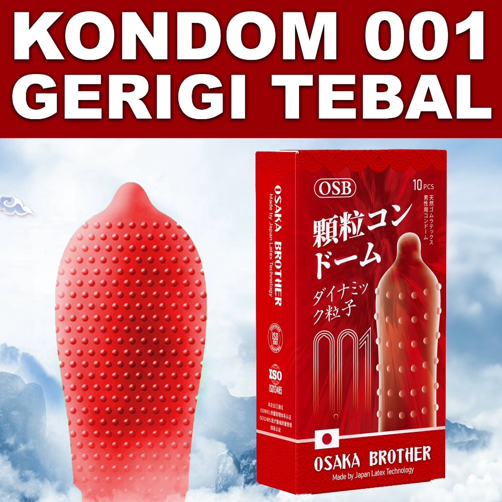 [Original] Kondom Begerigi Berduri 001 - Condom 001 Dotted Rubbed - OSB Japan Condom