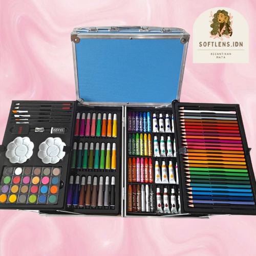 

CRAYON SET ART 145 PCS WARNA POLOS ALAT MEWARNAI DAN MELUKIS ANAK MODEL KOPER BOX JINJING HADIAN ULANG TAHUN ANAK