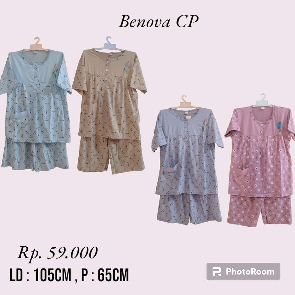 Baju Tidur Benova Pendek
