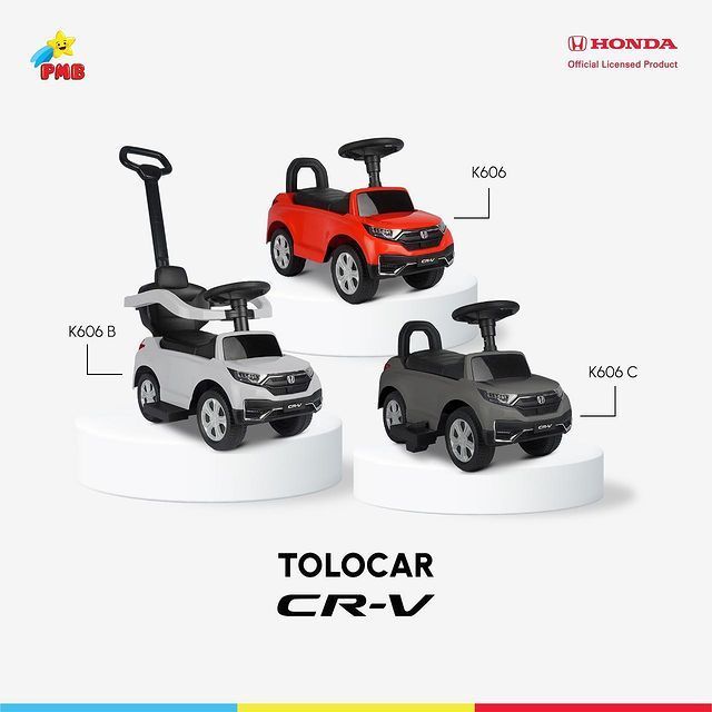 Mobil Dorong Anak Murah Tolocar pmb k606-C (aki) Honda CRV  / Tolocar pmb k606-B (dorongan) Honda CR