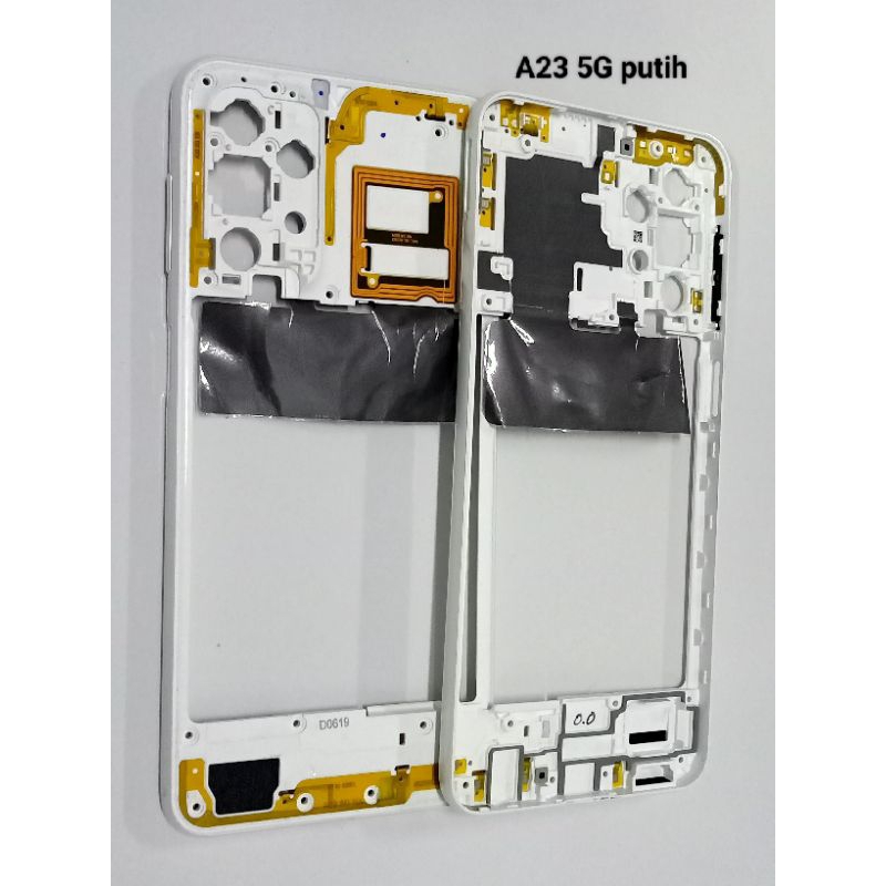 Bazzel Bezzel Tulang tengah Tutup mesin Samsung A23 5g Putih