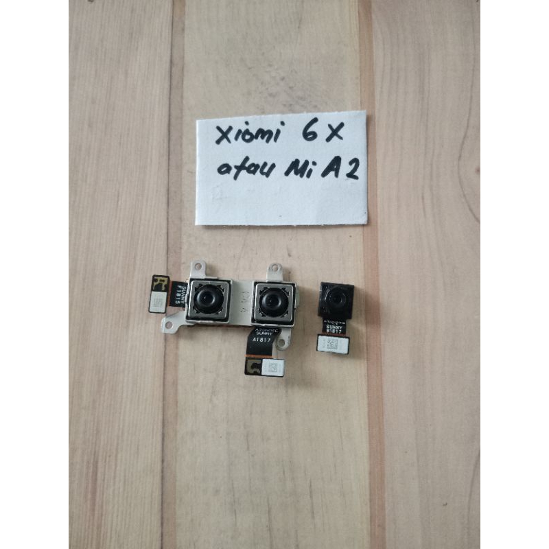 Kamera Camera Depan Belakang original copotan Hp Xiaomi Redmi 6X / Mi A2