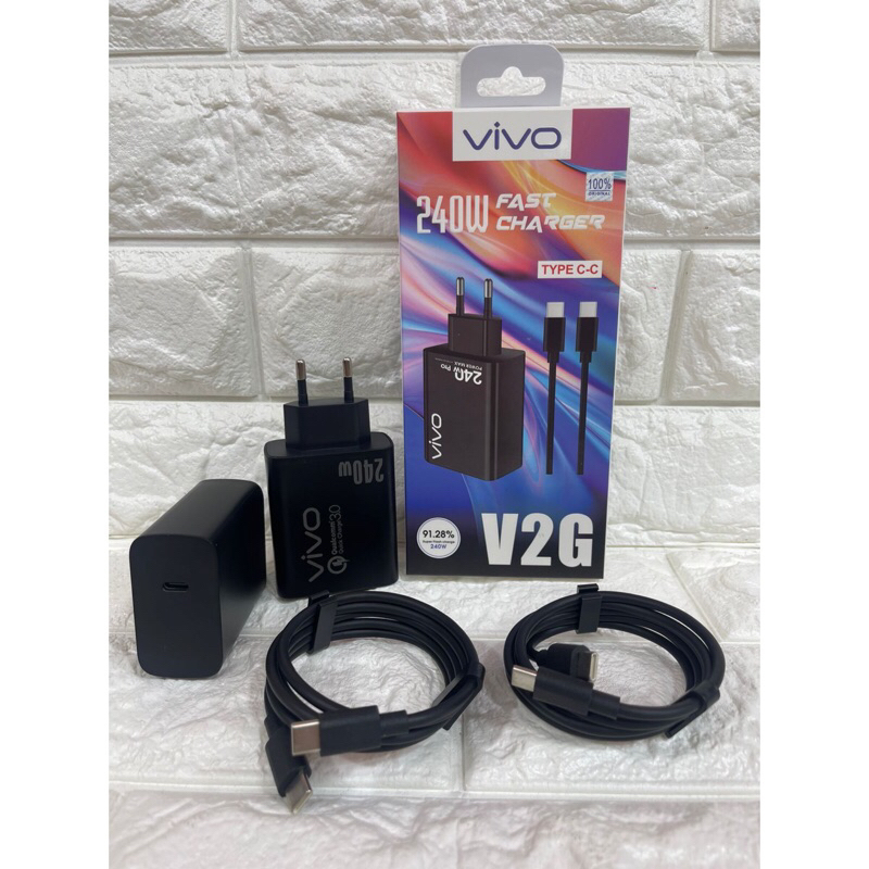 Charger Casan Ori Vivo V2G 240W Type-C to C Support FastCharging