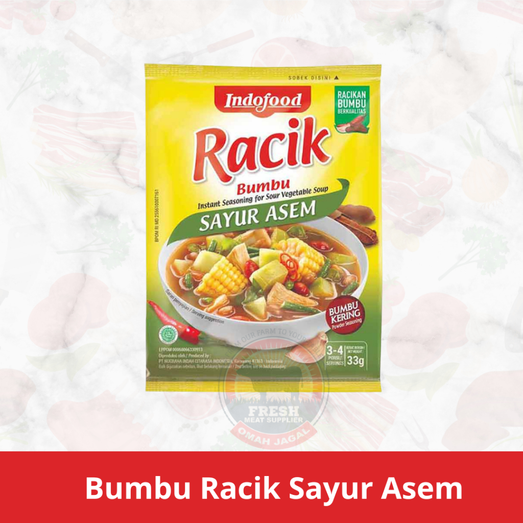 

Bumbu Racik Indofood Sayur Asem Sachet 33gr