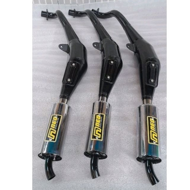 Knalpot Fizr Standar Racing Perut Hitam