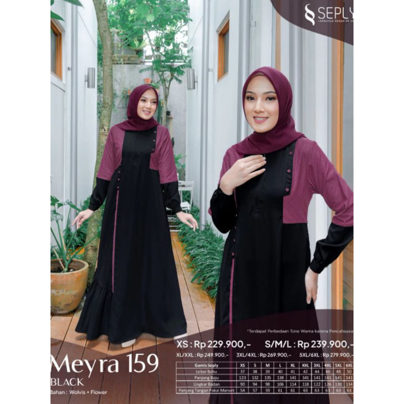 gamis meyra 159 dari seply