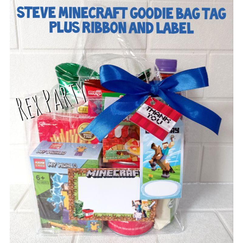 

Minecraft Goodie Bag/ Goodie Bag Minecraft/Tas Suvenir Minecraft/Suvenir Minecraft/Sovenir Minecraft/Minecraft Bag/Tas Mika Minecraft/Tas Ultah Minecraft/Minecraft