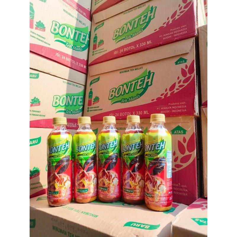 

(KHUSUS INSTAN) Bonteh Minuman Teh Botol Dengan Sari Melati 330Ml 1 Dus Isi 24pcs Minuman Teh Botol Faiha Coklat