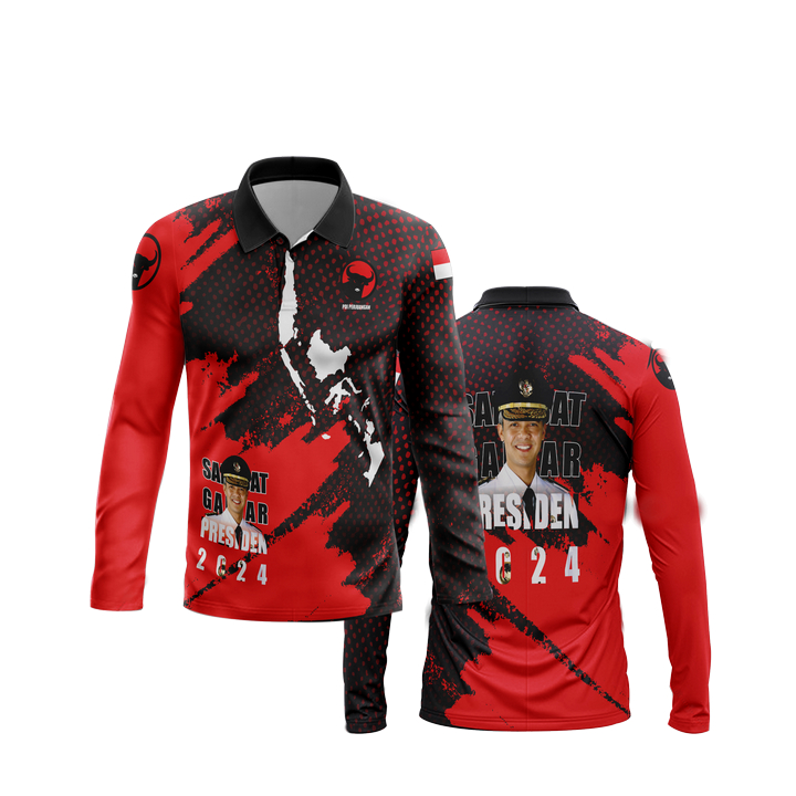 baju kaos partai PDI keren fullprint murah dengan harga terjangkau terbaru 2024